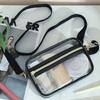 Adjustable Shoulder Strap PVC Crossbody Bag Large Capacity Clear Messenger Bag  Women