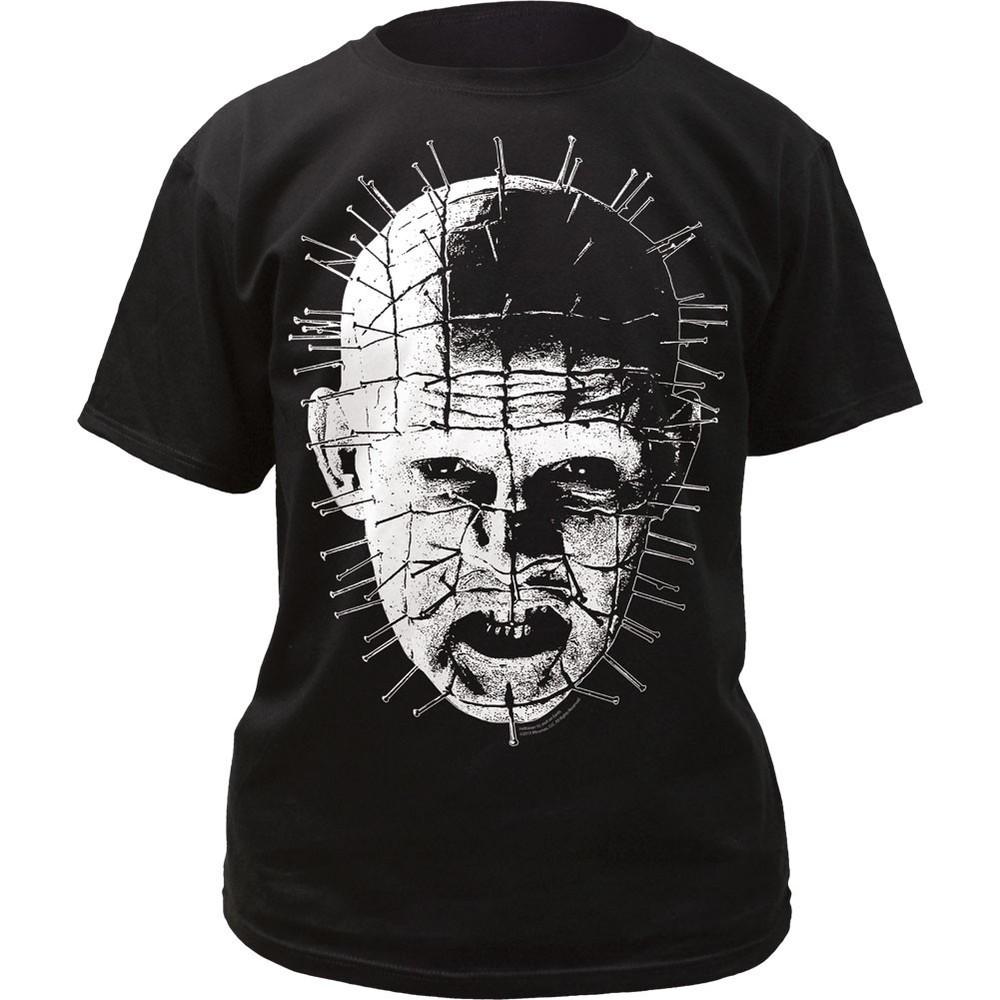 Hellraiser Distressed Pinhead Mens T Shirt Classic Horror Movie Tee New Black Unisex T-Shirt