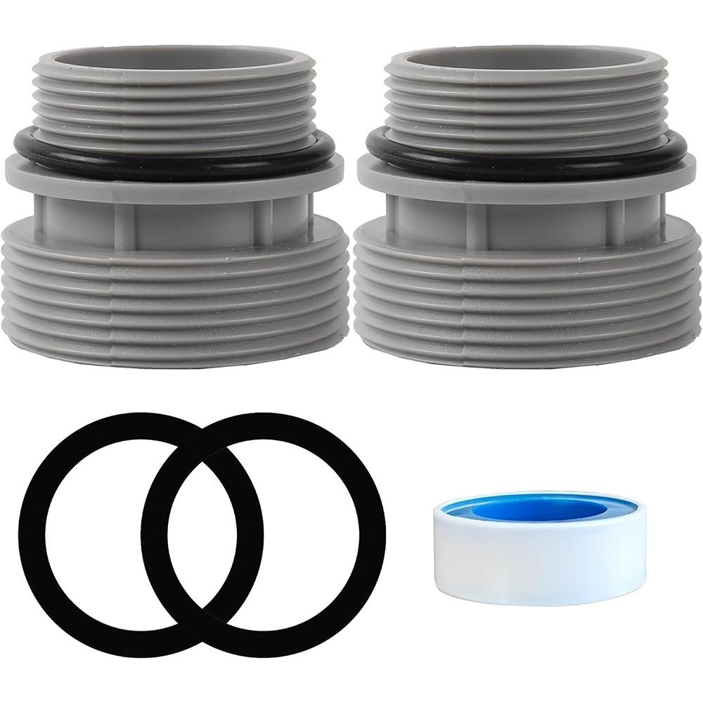 40mm to 1 1/2" Pool Pump Hose Adaptor Plastic Filter Port  Adaptor Pump Replacement  Fit for Intex