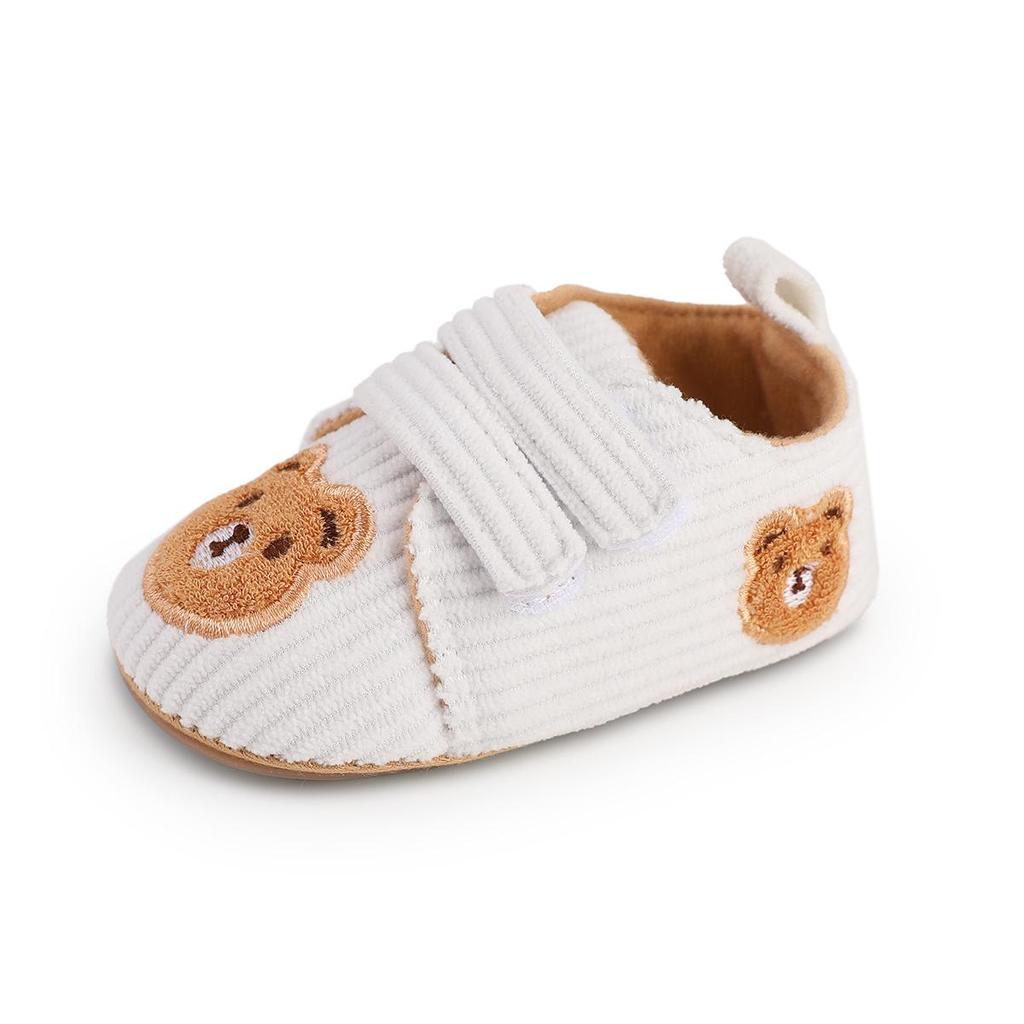 Детские туфли Gami Le Cartoon Bear с резиновой подошвой, для детей от 3 до 12 месяцев, для обучения в помещении на весну и осень.