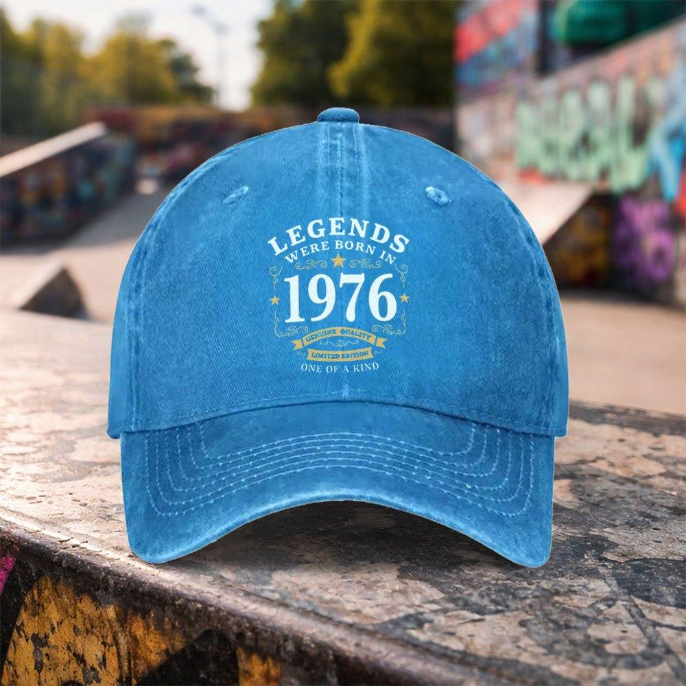 Vintage Washed Baseball Cap Retro Duckbill Hat with Print Unisex Lightweight Casual Outdoor Cap