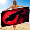 1Pc Crows Blood Moon Beach Towel Quick Dry Multiuse For Beach Pool Gym Yoga Home Travel Christmas Halloween Xmas Gift G1262