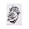 Мода цветок розы водонепроницаемый прочный стикер татуировки временный боди-арт наклейка