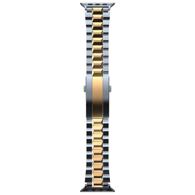 Бизнес титановый ремешок для Apple Watch Series 10 46 мм 42 мм 45 мм 44 мм iWatch Ultra 49 мм браслет SE с застежкой-черепахой съемный титановый ремешок