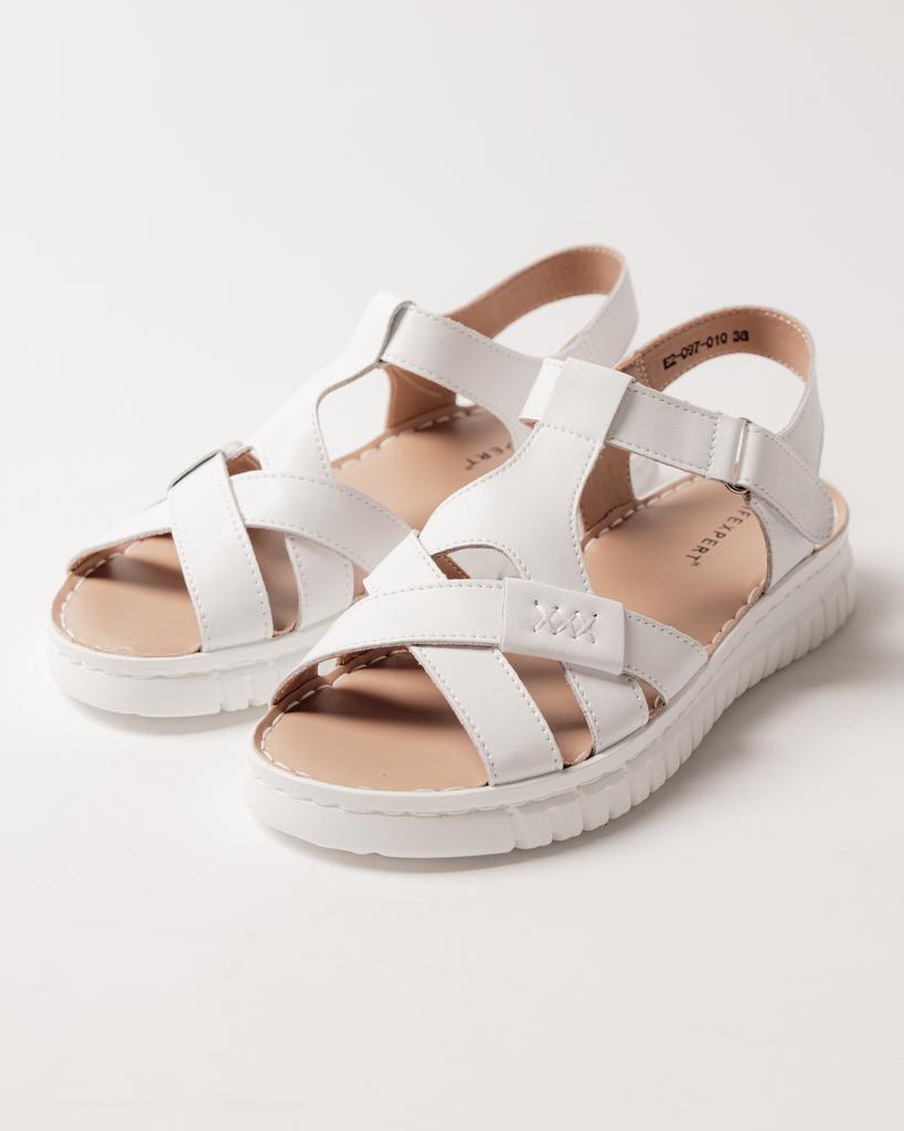 Босоножки на платформе Lifexpert 2097010 36 белые кожа