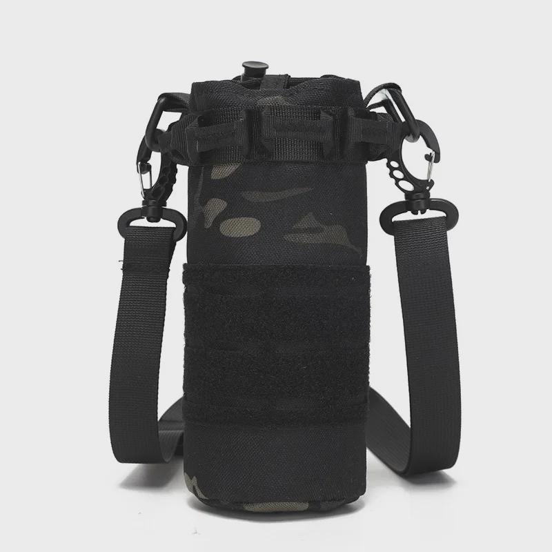 Тактический камуфляжный держатель для бутылки с водой Molle - Удобный держатель для ношения на поясе или на велосипеде