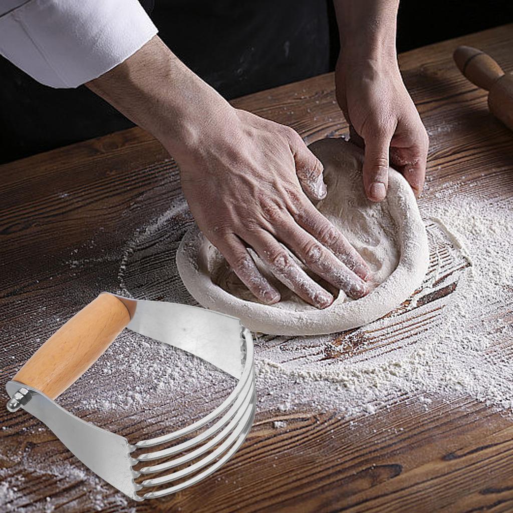 Металлический скребок для нарезки хлеба и масла Ручной блендер Из нержавеющей стали Тесто Кухня Кондитерские изделия