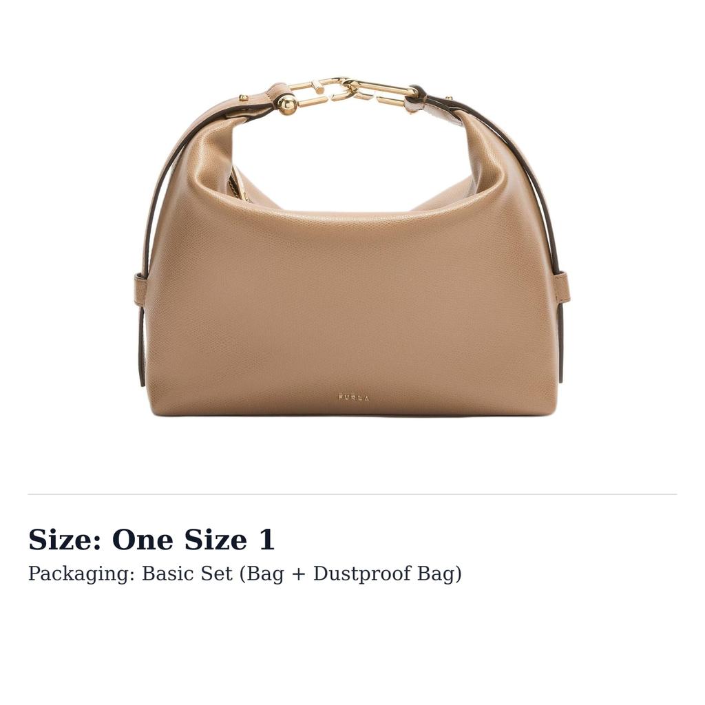 Furla Leather Handbag Medium Women's Milk Tea WB01964-AX00231007-4489S