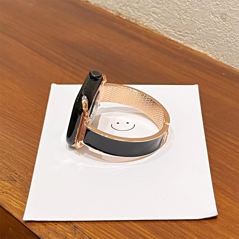 Модная ювелирная пряжка Металлический кожаный ремешок для браслета Xiaomi Mi Band 8 Pro/9 Pro Redmi Watch 4/5/6 Роскошный сменный ремешок