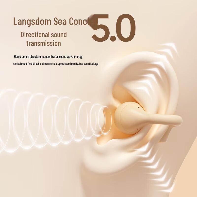 Беспроводные наушники Lansaton AirSoulMix TS29 с открытым ухом и клипсой
