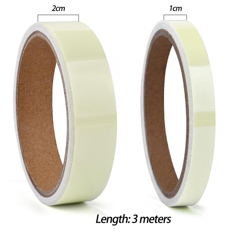 1/2cm Colorful Glow Tape Self-Adhesive Sticker Glow In The Dark Striking Night Warning Luminous Tape DIY Funny Home DecorationPinstriping Tape 3