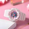 Casio BABY-G Двойной дисплей Девичий розовый Лазерный белый Матовая текстура Смола Водонепроницаемые Модные Спортивные Простые Ударопрочные Часы Кварцевый механизм BA-110NR-8A