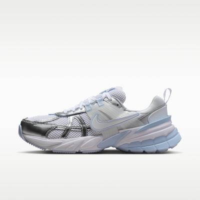 Women's Sneakers Nike Wmns V2K Run 'White Metallic Silver Hydrogen Blue'