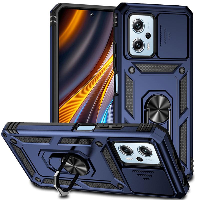 Для Xiaomi Poco X4 GT 5G чехол магнитный держатель кольцо бронированные чехлы для Poko Little X4 GT X4GT PocoX4 GT 5G сдвижная крышка объектива защитная крышка