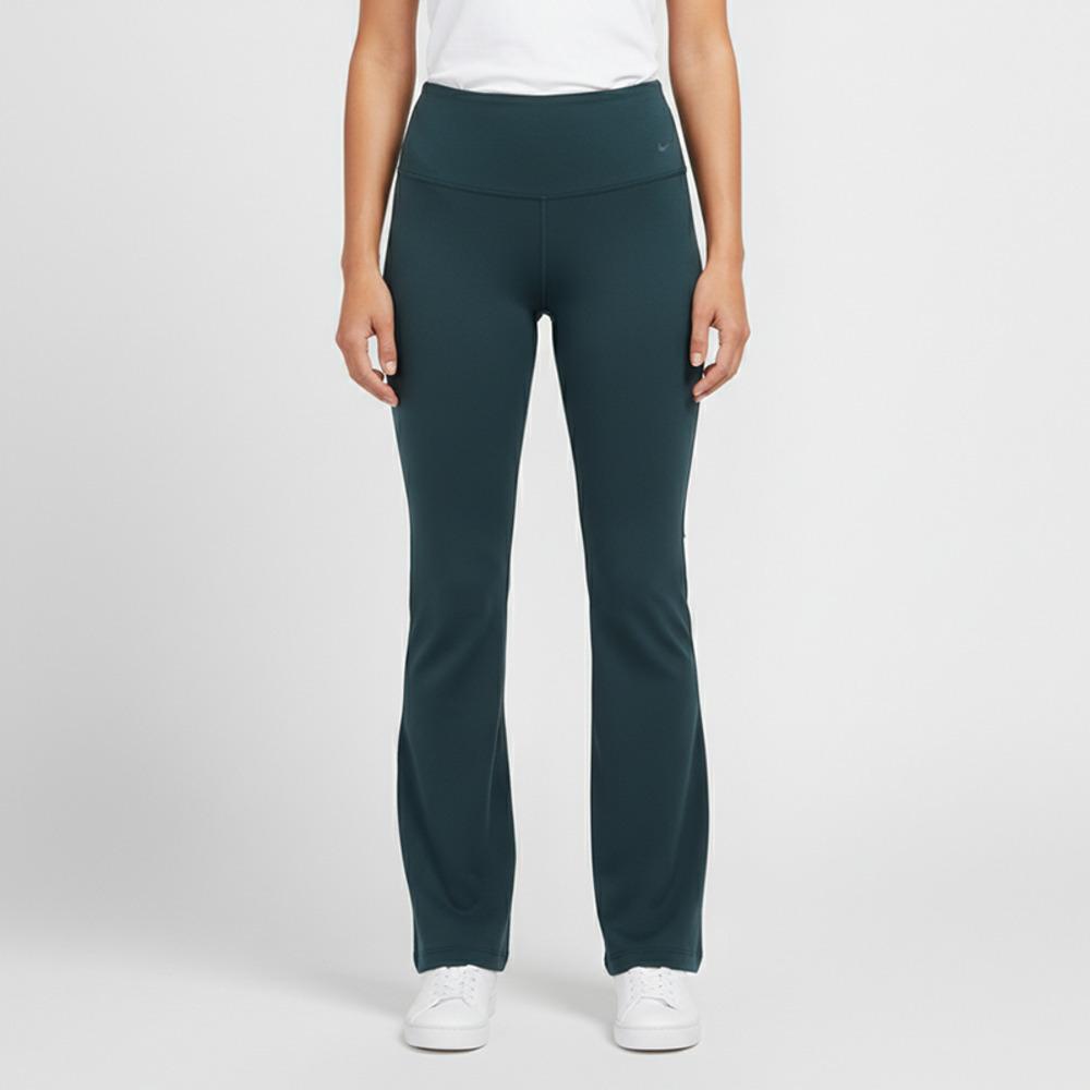 Nike Женские темно-зеленые леггинсы для йоги, средняя посадка, FV7922-390