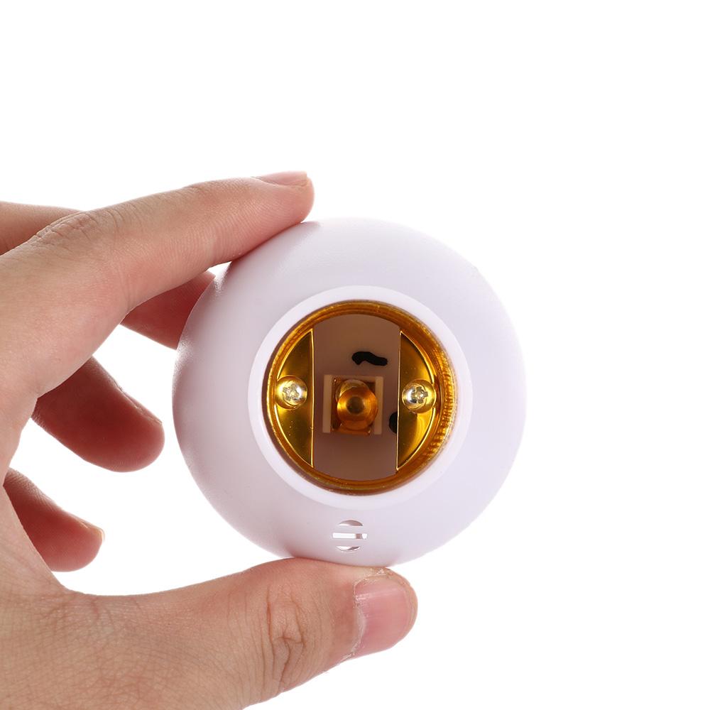 220V E27 Socket LED Wireless Lamp Bases Lamp Holder Night Light Accessories Remote Control