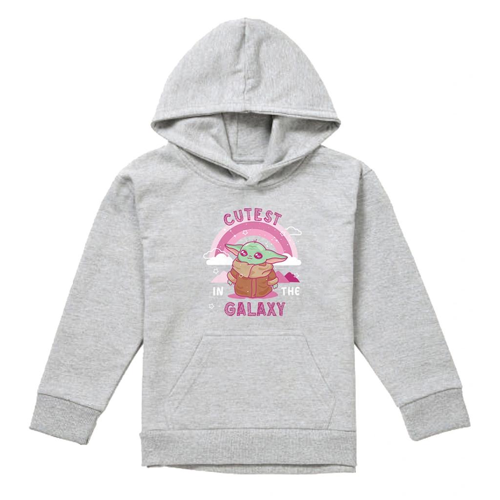Star Wars Childrens/Kids Cutest In The Galaxy Grogu Heather Pullover Hoodie