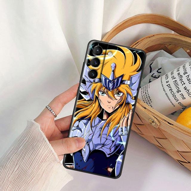Чехол для телефона Saint Seiya для Samsung Galaxy S24 S23 Ultra 5G S20 S21 FE S25 S24FE S26 Plus Мягкий чехол Пегас Сейя