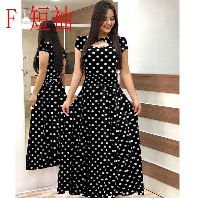 Elegant Spring Autumn Women Dress Casual Bohmia Flower Print Maxi Dresses Hollow Out Dress Plus Size