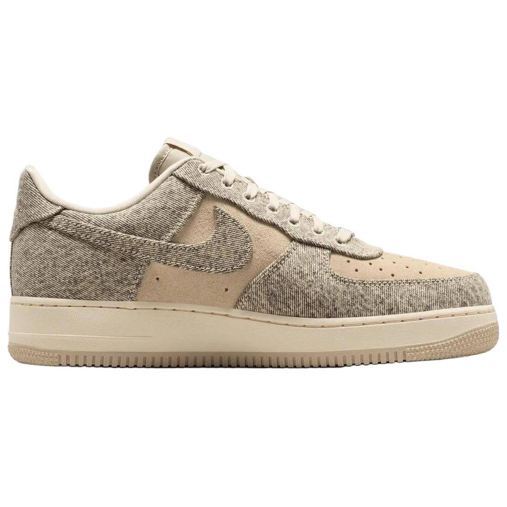 Nike Кроссовки унисекс Air Force 1 Low 07 LV8 Деним Хаки Пустыня Бежевый Светло-хаки Металлик-серебристый IR0951-201