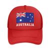 Patriotic Australian Flag Print Baseball Cap Pure Casual Style Hand Washable Wrinkleresistant Fa  Mesh Baseball Cap