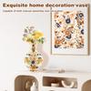 Lighted 3D Puzzle Vase 200 Pieces of Puzzle Vase Decorative Vase with Light Puzzle Art Project for Stress Relief Housewarming Home Decoration