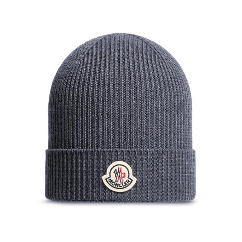 Moncler Шапка Нашивка с логотипом Шерсть 3B70500 A9342 998