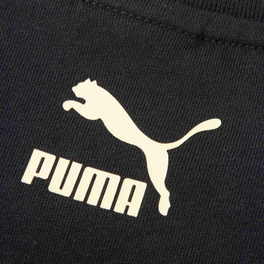 Puma Футболка с логотипом Classics Box, унисекс, черный цвет 626882-01