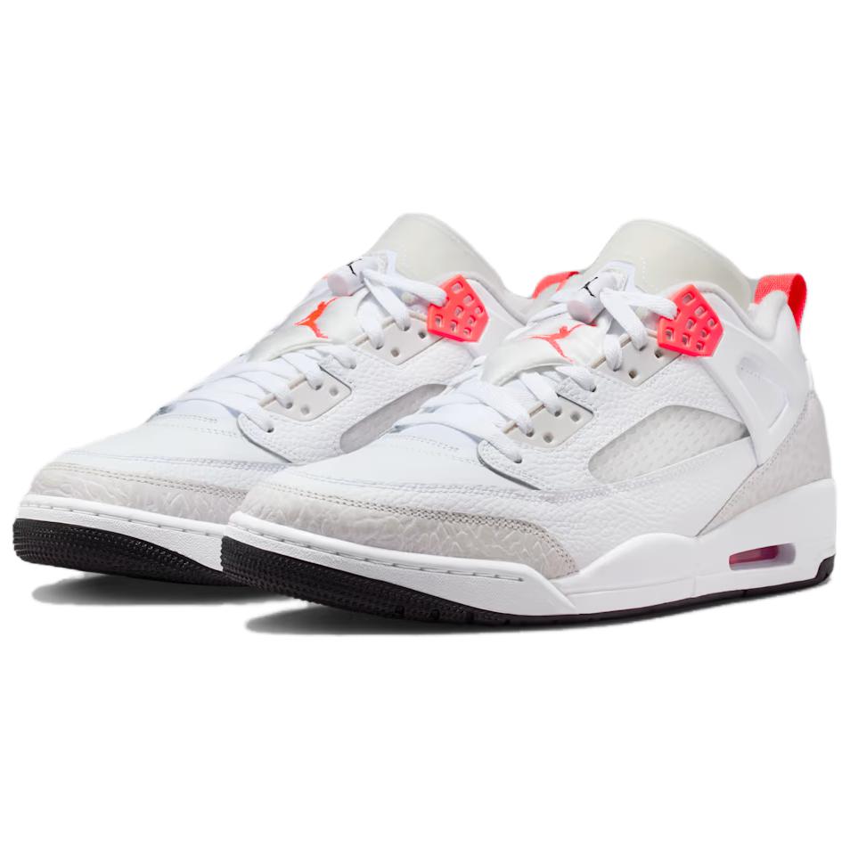 Мужские кроссовки Air Jordan Spizike Low Белые Серо-синие Черные Ярко-красные IQ0305-100