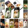 Soft Cover for Samsung Galaxy S22 S21 S20 FE Ultra Plus A35 A36 A55 A37 A33 A34 A57 Coque Phone Case Pomeranian Poodle Dog