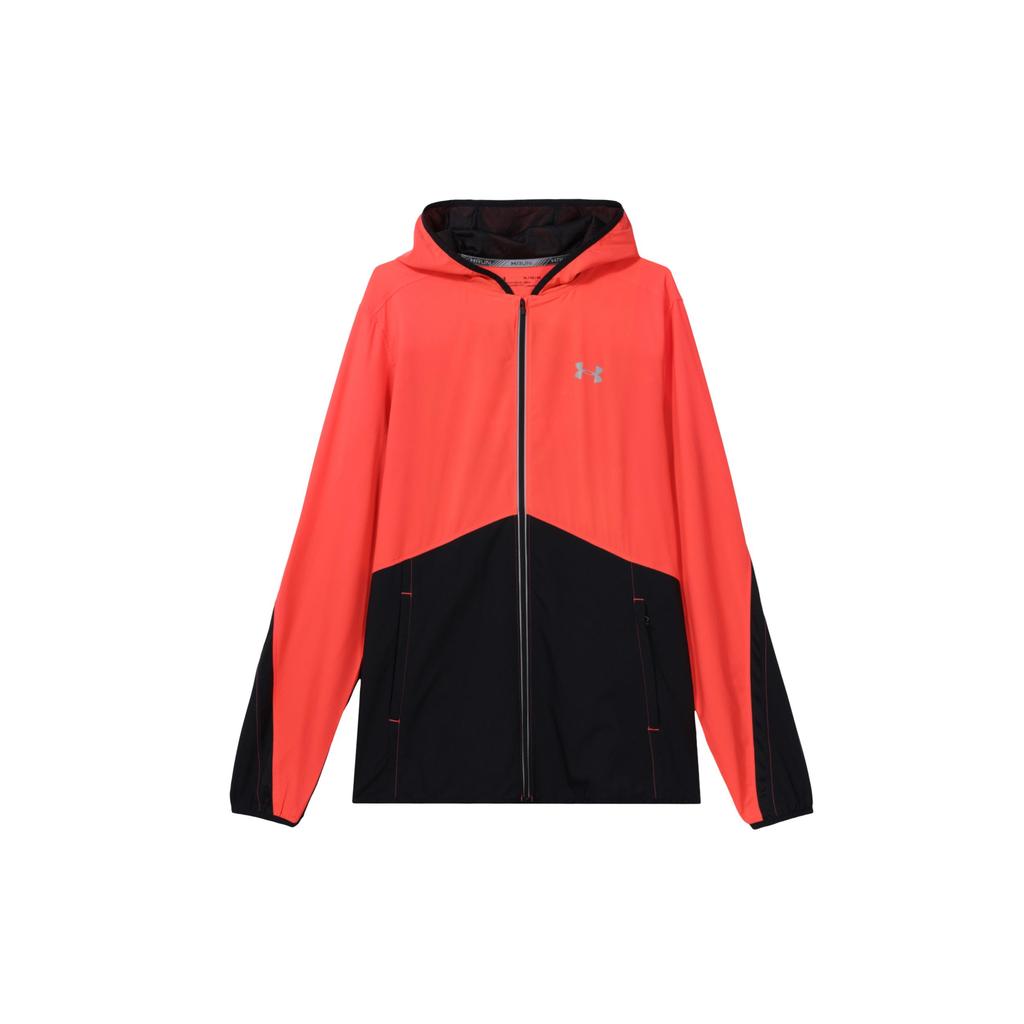 Under Armour Куртки для запуска Мужские Красные С капюшоном Умеренные Другие 1289388-963