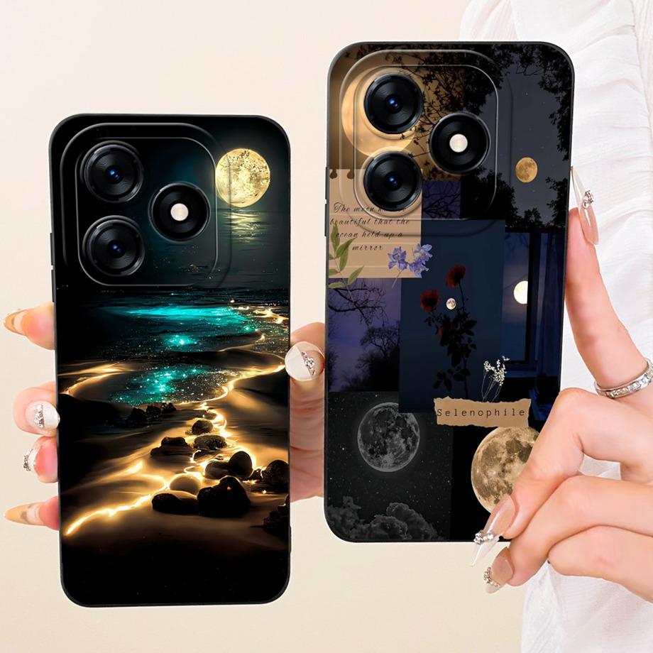 Роскошный модный чехол-картина для Tecno Spark 10 10C 10 PRO KI5k KI5q KI7, задняя крышка, жидкий силикон, мягкий бампер, противоударный