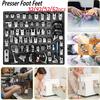 32/42/52/62 шт., многофункциональная бытовая швейная машина, набор прижимных лапок, швейные принадлежности