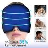 Migraine Relief Cap Puffy Eyes Tension Stress Relief Gel Ice Head Wrap Reusable Soothing Headache Hot Cold Therapy Face Eye Guard