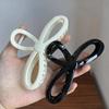 Elegant Large Jelly Cross Shark Hair Clips Plastic Clear Geometric Hair Claws Crab for Women Girl Thick Hair Summer Headwear