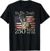 250 лет Америки 250-летний юбилей США Флаг США 4 июля Унисекс Футболка
