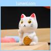 Cat Miniature Bonsai Garden Decor With Pvc Cartoon Style For Home And Gift