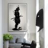 RELIABLI ART Samurai Watercolor Man Posters And Prints Canvas Painting Black And White Art Wall Pictures For Room NO FRAME