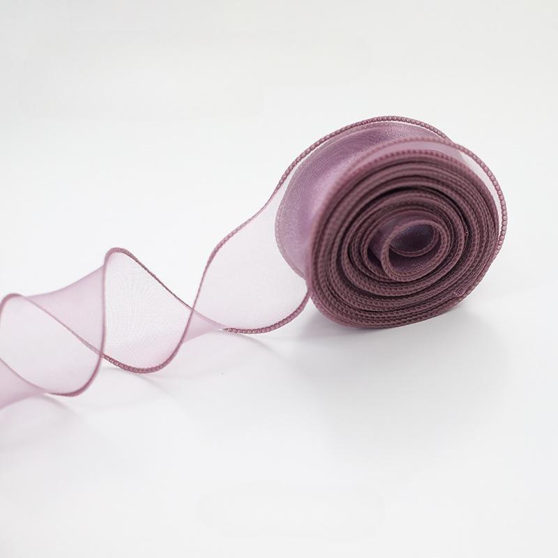 10-ярдовая органзовая лента с волнистым краем и дизайном «рыбий хвост» для свадеб и подарков