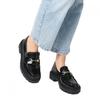 Faith Womens/Ladies Nola Square Toe Chunky Flat Penny Loafers