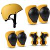 Kids Skateboarding Safety Gear Set With Helmet Knee Elbow Wrist Guards Roller Skating Scooter Cycling Outdoor Sports