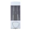 350ml Bathroom Manual Plastic Soap Liquid Lotion Shampoo Dispenser Box Holder Wall Mounted