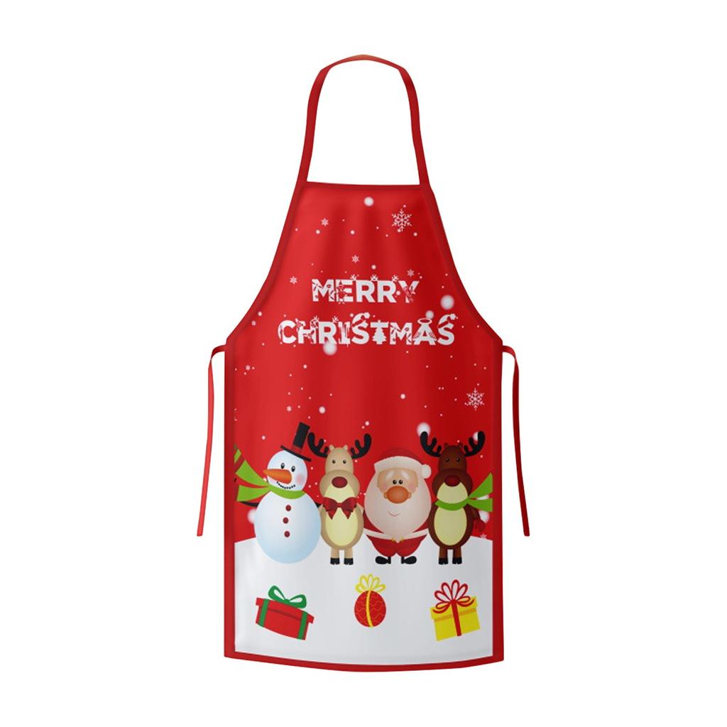 Christmas Apron: And Claus Design Home Kitchen Apron Christmas Decorations