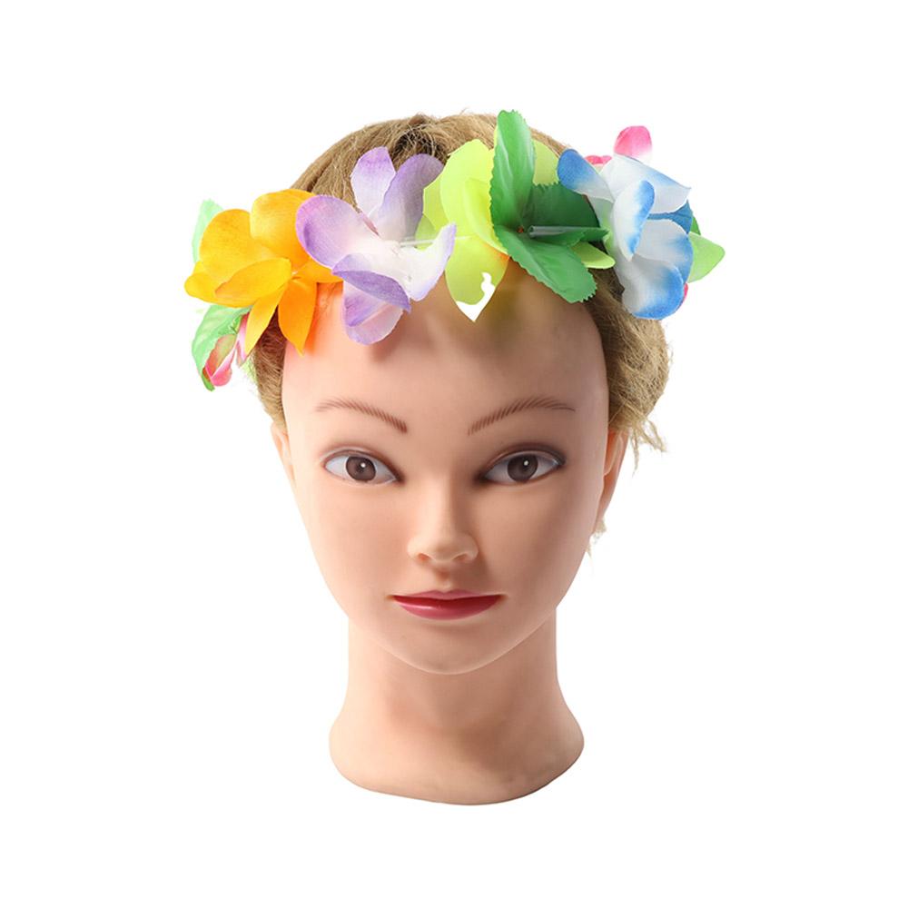 For Women Cloth Gift Hawaiian Style Garland Necklace Headband Performance Accessories Wristband