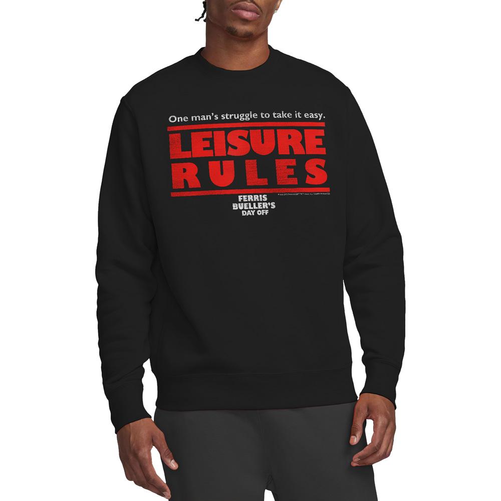 Ferris Bueller´s Day Off Unisex Adult Leisure Rules Sweatshirt