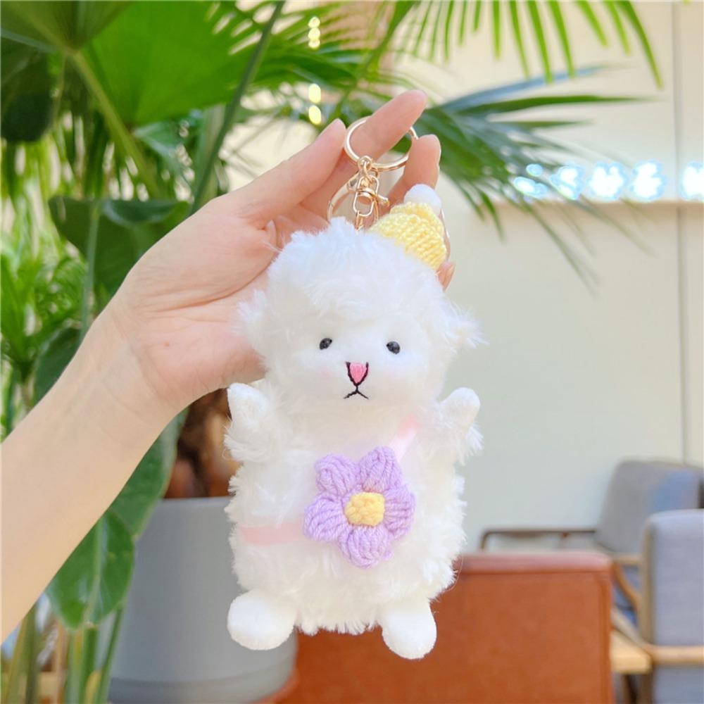 Милый брелок плюшевый овечка подвеска новая овечка кукла сумка подвеска подарки