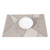 Yousheng Table Mat Anti-skid Absorbent PVC Geometric Pattern Insulation Pad for Dining Table