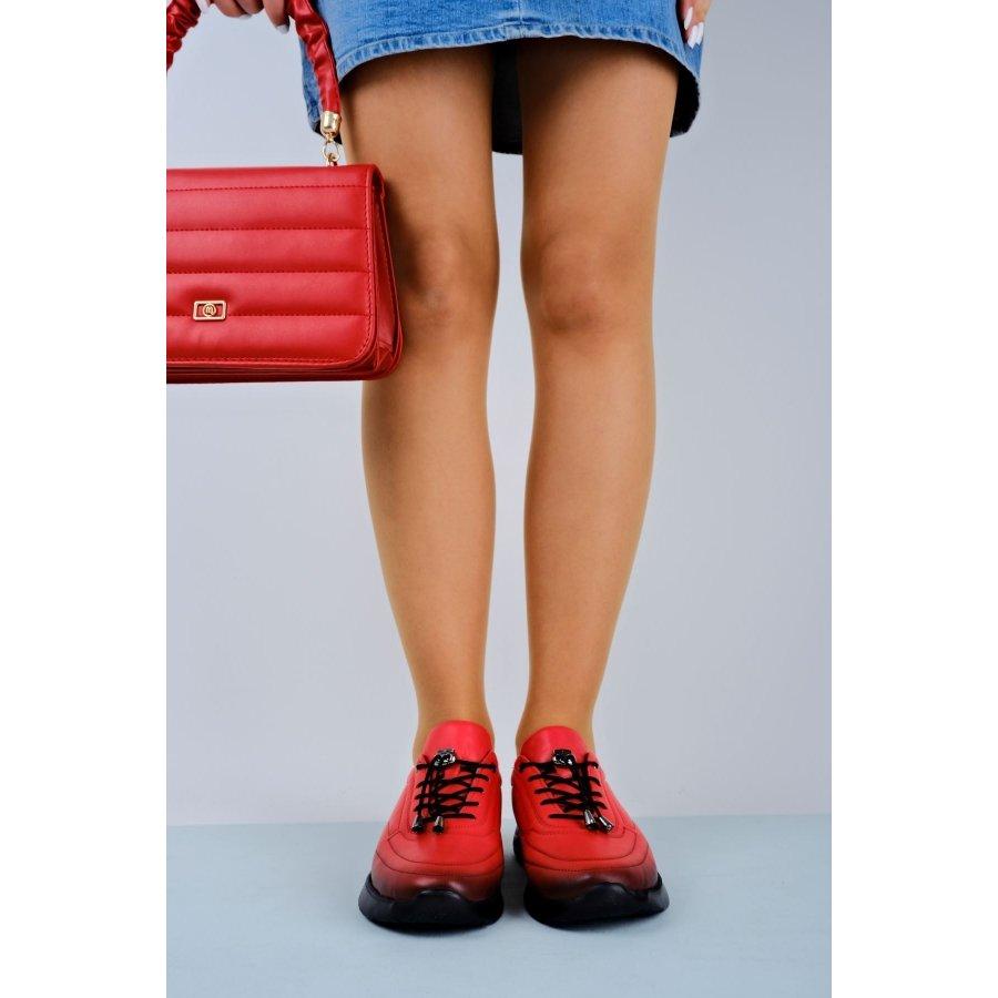 Женская повседневная обувь из натуральной кожи, кроссовки