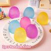 Colorful Easter Eggs Squishy Toys Vent Stress Balls Squeeze Fidget Toys Stress Relief Easter Egg Basket Stuffers Party Favors