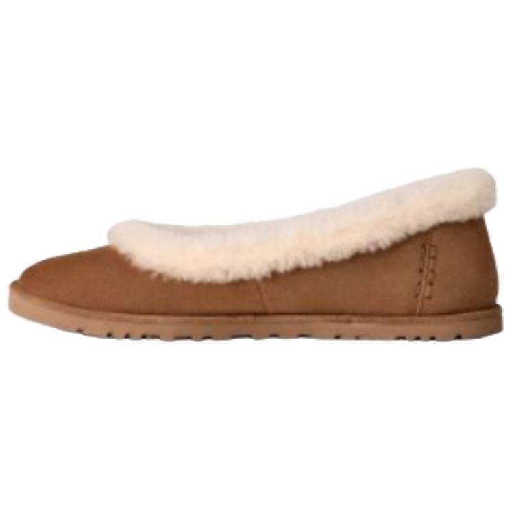 (WMNS) UGG Zora Ballet Flat 'Chestnut' Women's 1178111-CHE